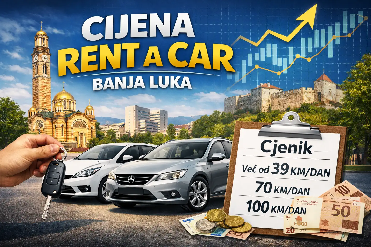 Cijena rent a car Banja Luka i najam vozila