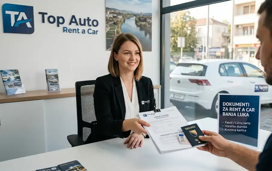 Dokumenti za rent a car Banja Luka i preuzimanje vozila