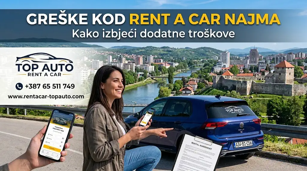Greške kod rent a car najma i provjera vozila prije putovanja